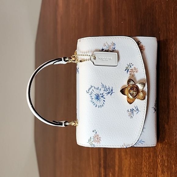 Coach Bags Coach Mint Micro Tilly Top Handle With Dandelion Floral